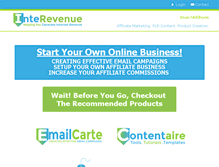 Tablet Screenshot of interevenue.com
